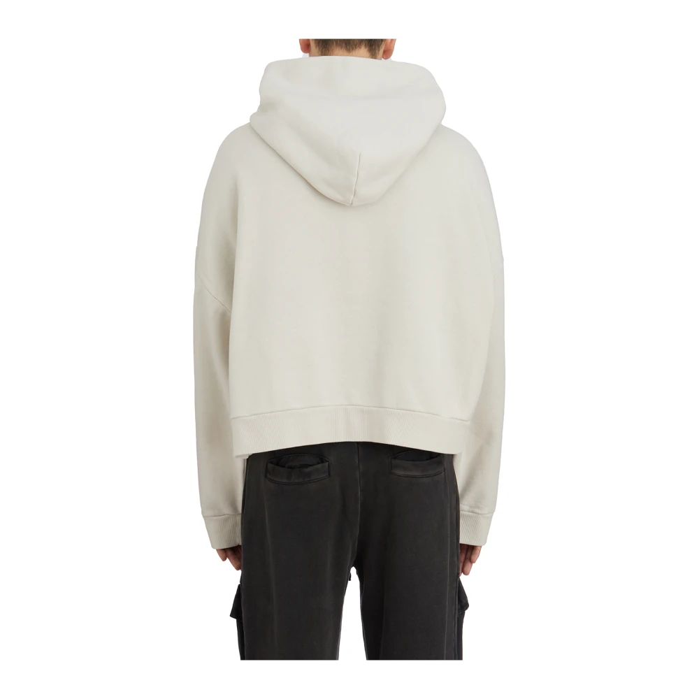 Entire Studios Zware Hooded Rijst Sweater White Heren
