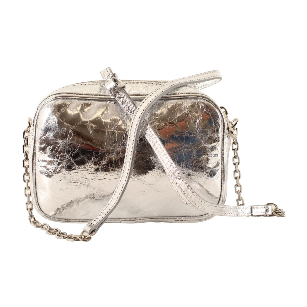 PATRIZIA PEPE Stijlvolle Crossbody Tas Abash Handtas Gray Dames