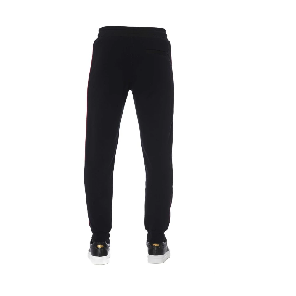 Trussardi Sportieve Zwarte Katoenen Jeans & Broek Black Heren