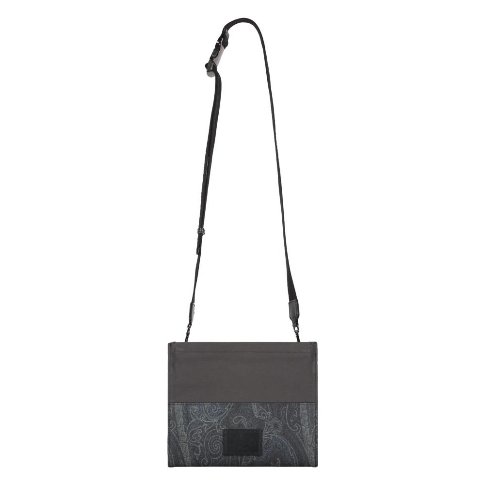 ETRO Paisley Print Crossbody Tas Blue Dames