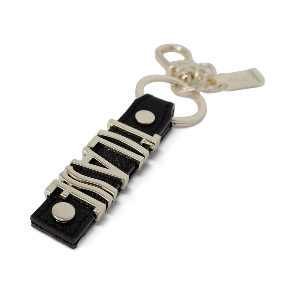 Alviero Martini 1a Classe Zwarte Leren Sleutelhanger Black Dames