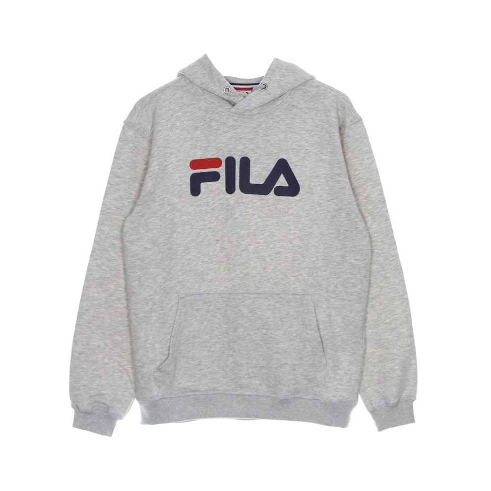 Fila Men's Gray Light Melange Hooded Sweatshirt - Hoodies - Xs - Sweatshirts & Hoodies