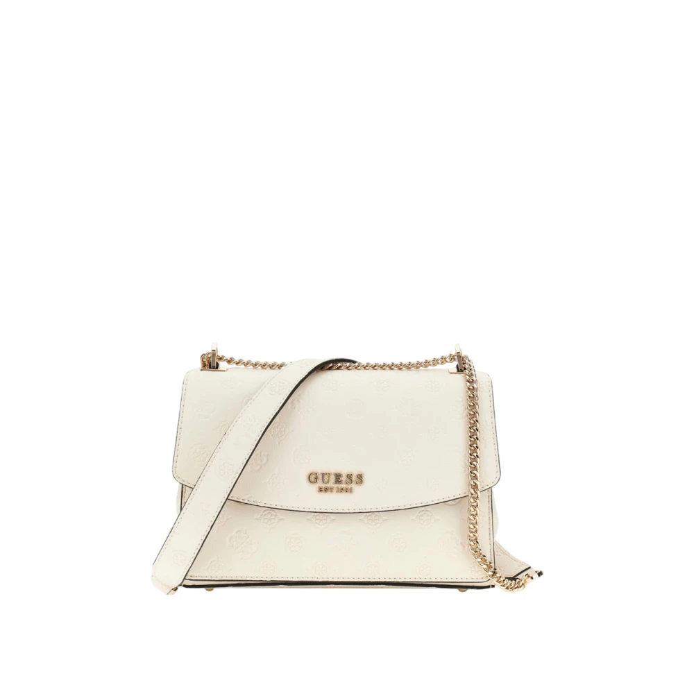 Guess Women's Beige Phoebe Convertible Xbody Flap