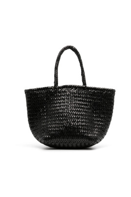 black-woven-leather-tote-bag