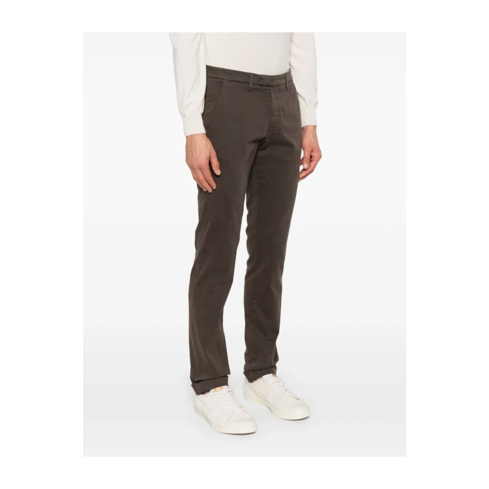 Briglia Moderne Slim-Fit Broek Brown Heren
