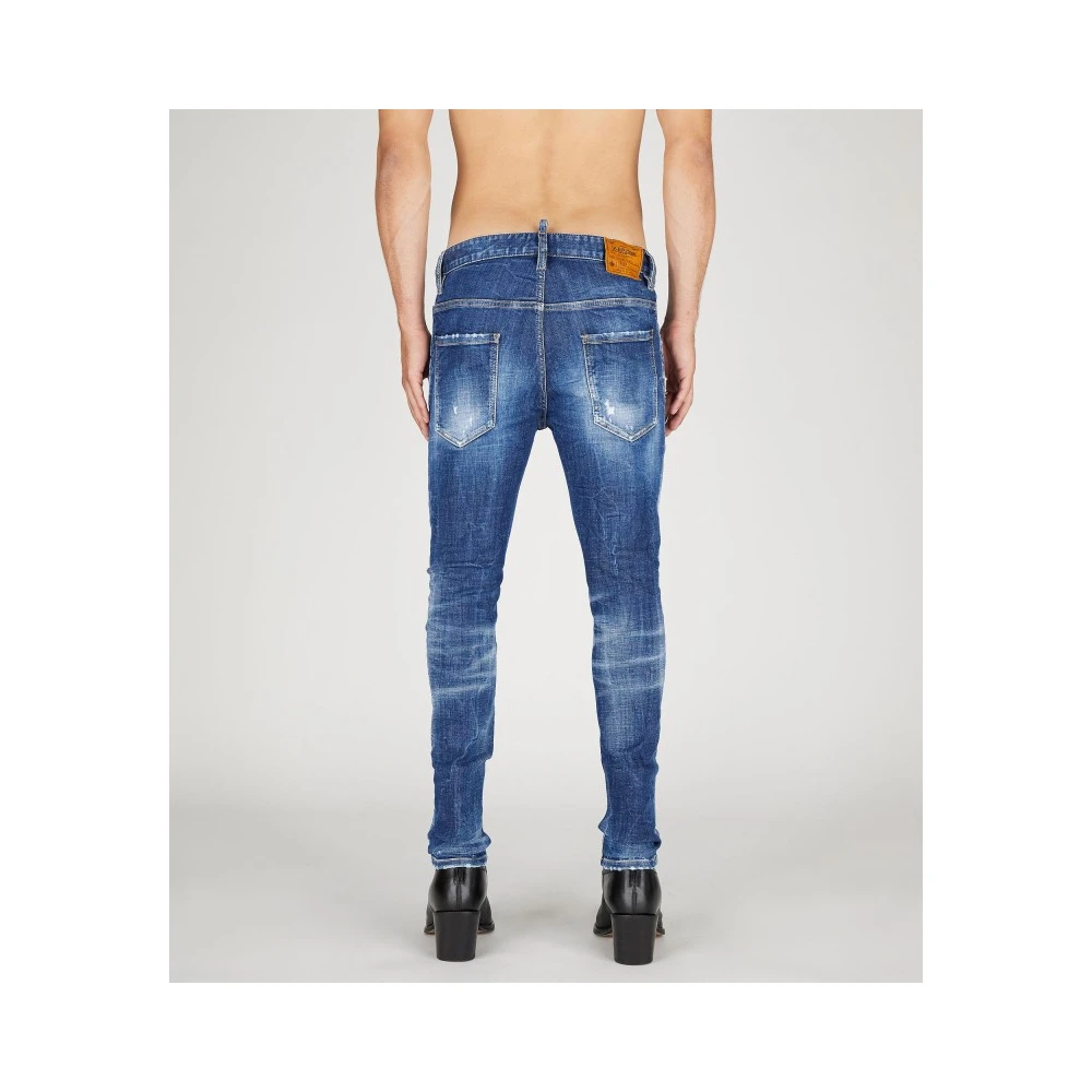 Dsquared2 Super Twinky Skinny-Fit Jeans Blue Heren