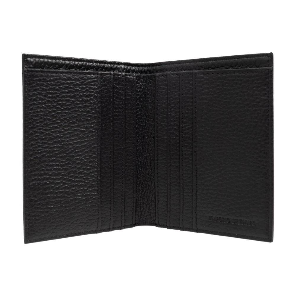 Emporio Armani Opvouwbare kaarthouder Black Heren