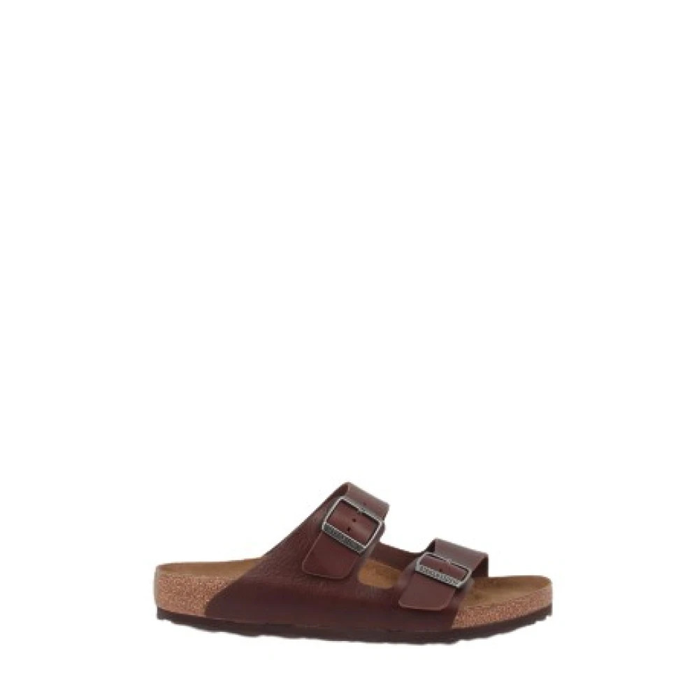 Birkenstock Men's Brown Sliders - Sliders - 7 Uk - Shoes