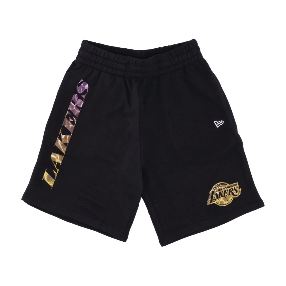 New era NBA Teamkleur Shorts Loslak Zwart Paars Black Heren