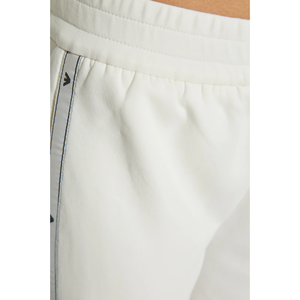 Emporio Armani Sweatpants met zijstrepen Beige Dames