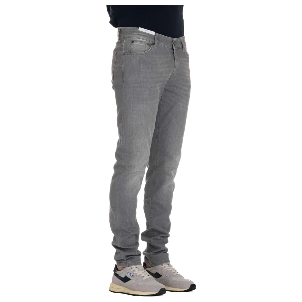 PT Torino Grijze Denim Swing Fit Jeans Gray Heren