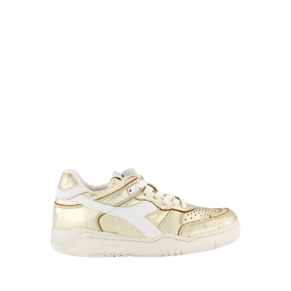 Diadora Metal Sneaker in Dames Schoenen Geel