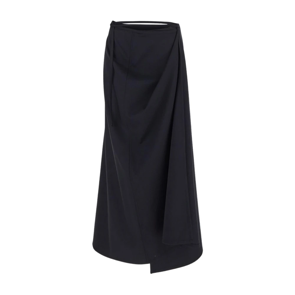 Lemaire Maxi Skirts Black Dames