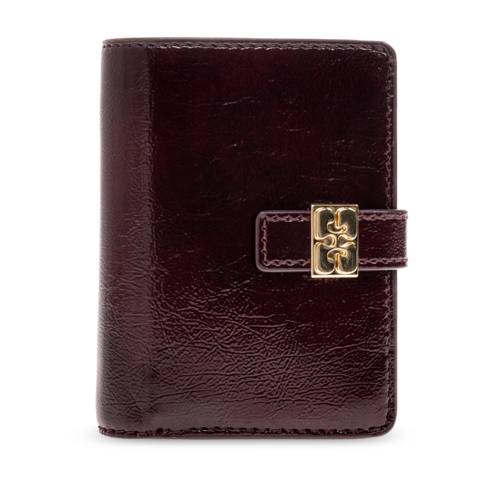 Ganni Donna Rosso - Sue Slim Card Holder - Accessories - One Size - Immagine 4