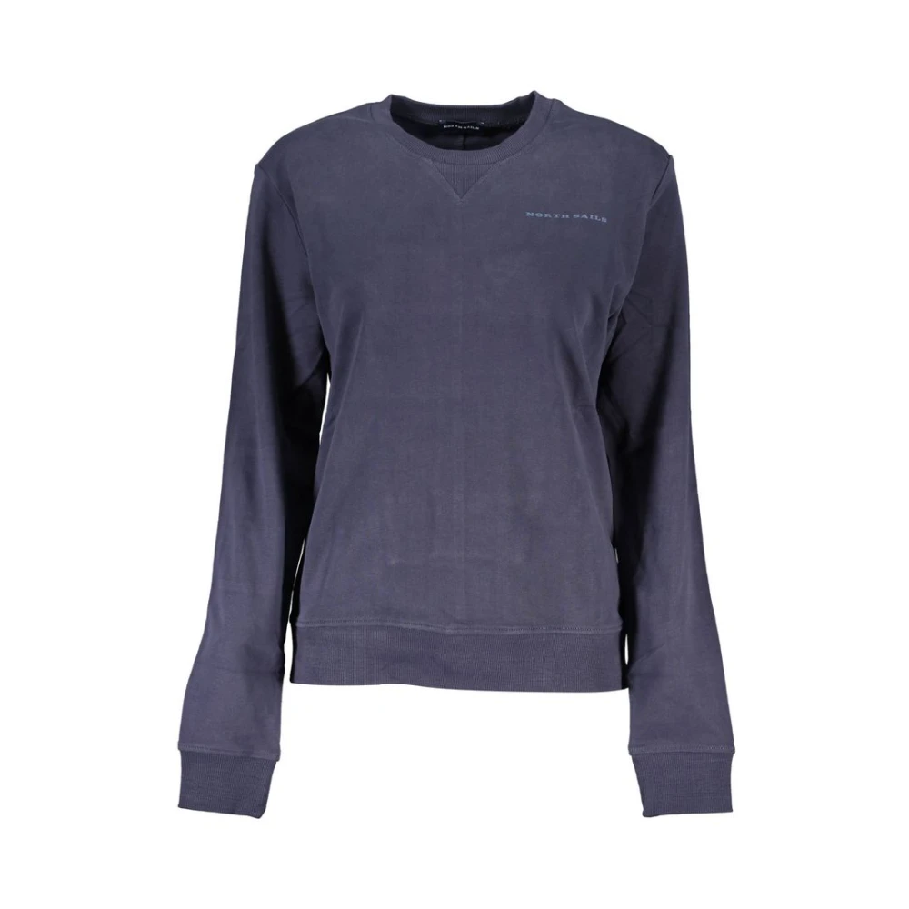 North Sails Women's Blue Sweatshirts, Xs, Cotton Jumper