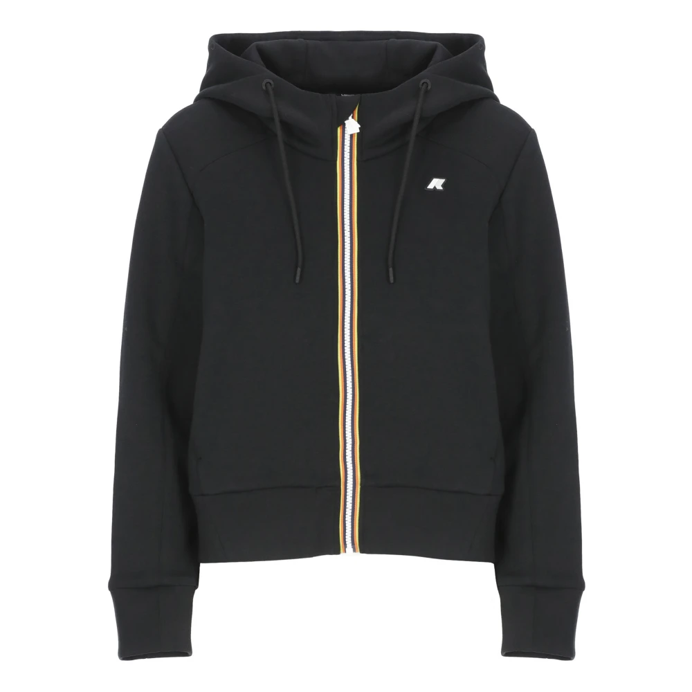 K-Way Damen Schwarz Sweatshirts & Hoodies, K, Xsgröße: