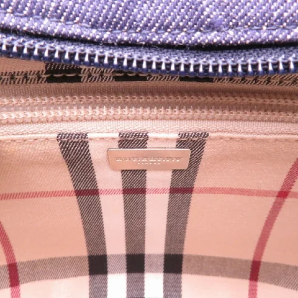Burberry Vintage Pre-owned Denim handbags Blue Dames