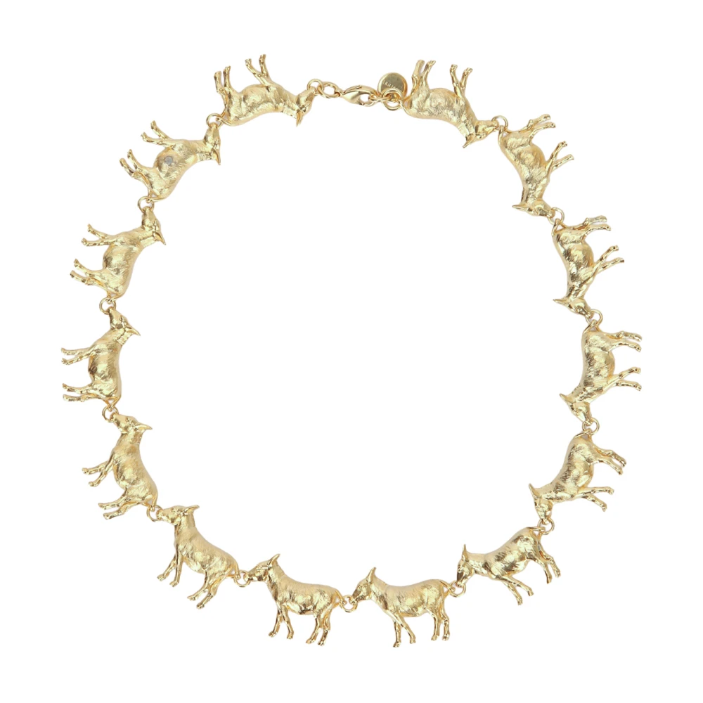 Jacquemus Women's Yellow Necklaces, One Size, Ânes Necklace