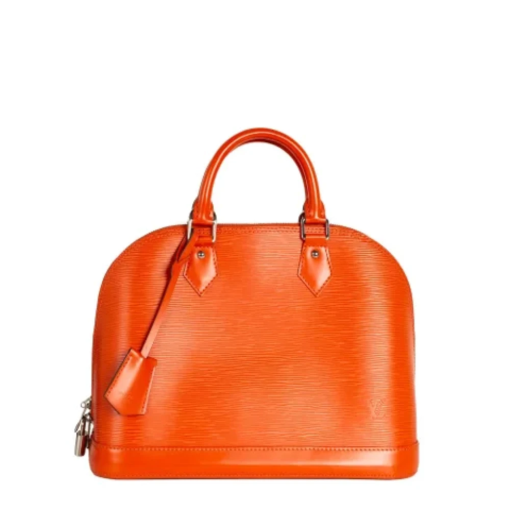 Louis Vuitton Vintage Pre-owned Leather handbags Orange Dames