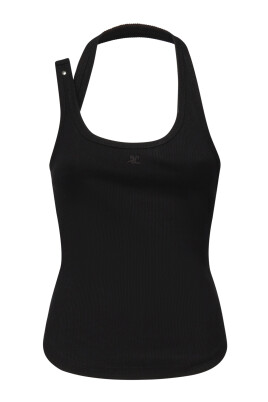 black-rib-buckle-tank-top