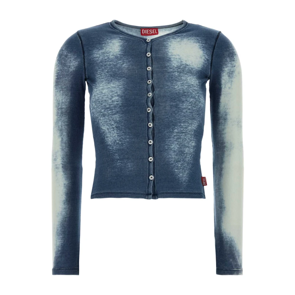 Diesel Women's Blue T-Gabriel Cardigan - Cardigans - Xs - Knitwear