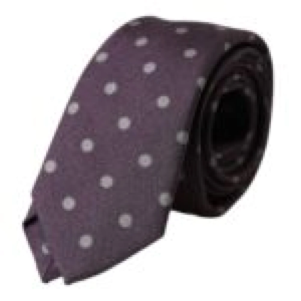 Dolce & Gabbana Polka Dot Verstelbare Heren Stropdas Purple Heren