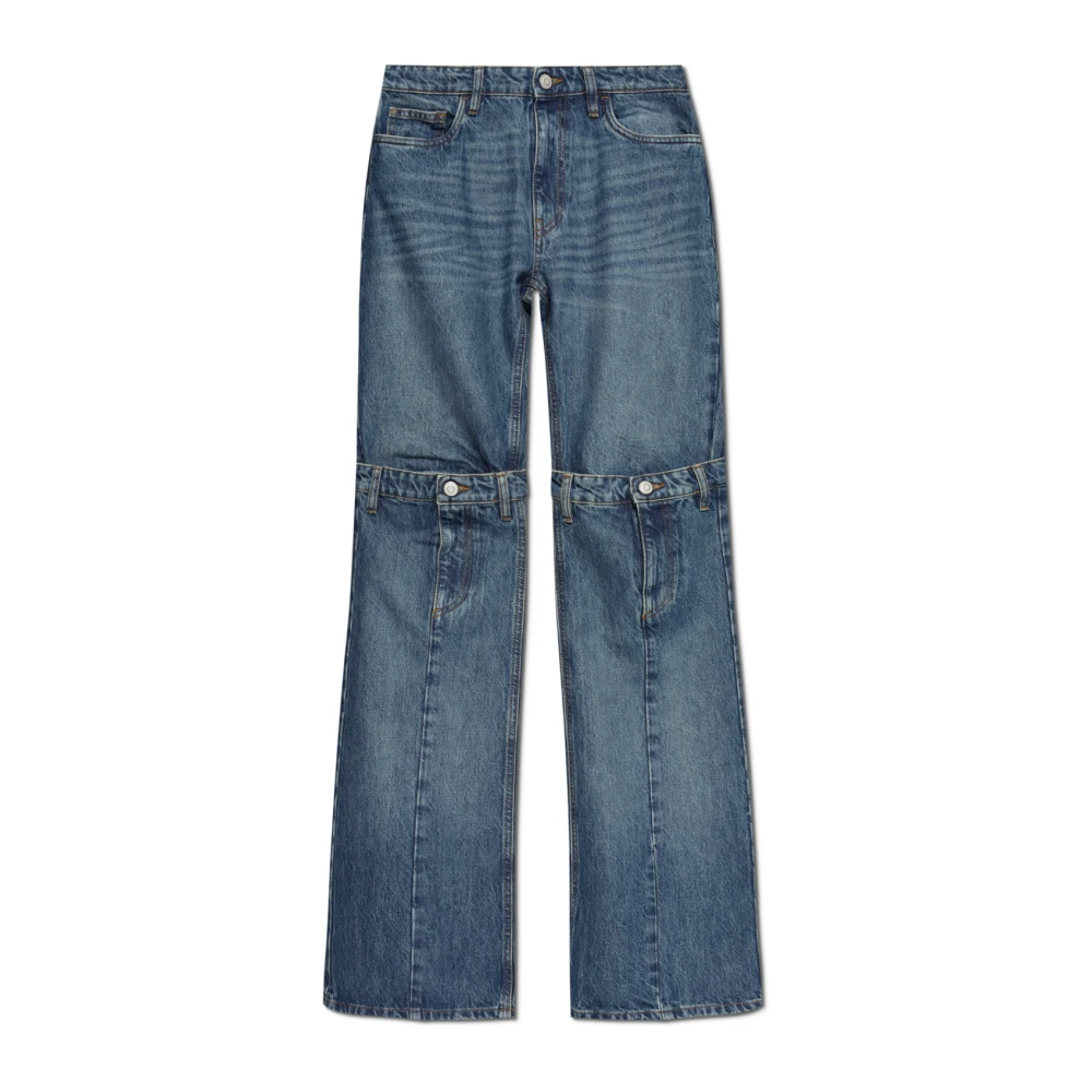 Coperni Jeans met decoratieve benen Blue Dames