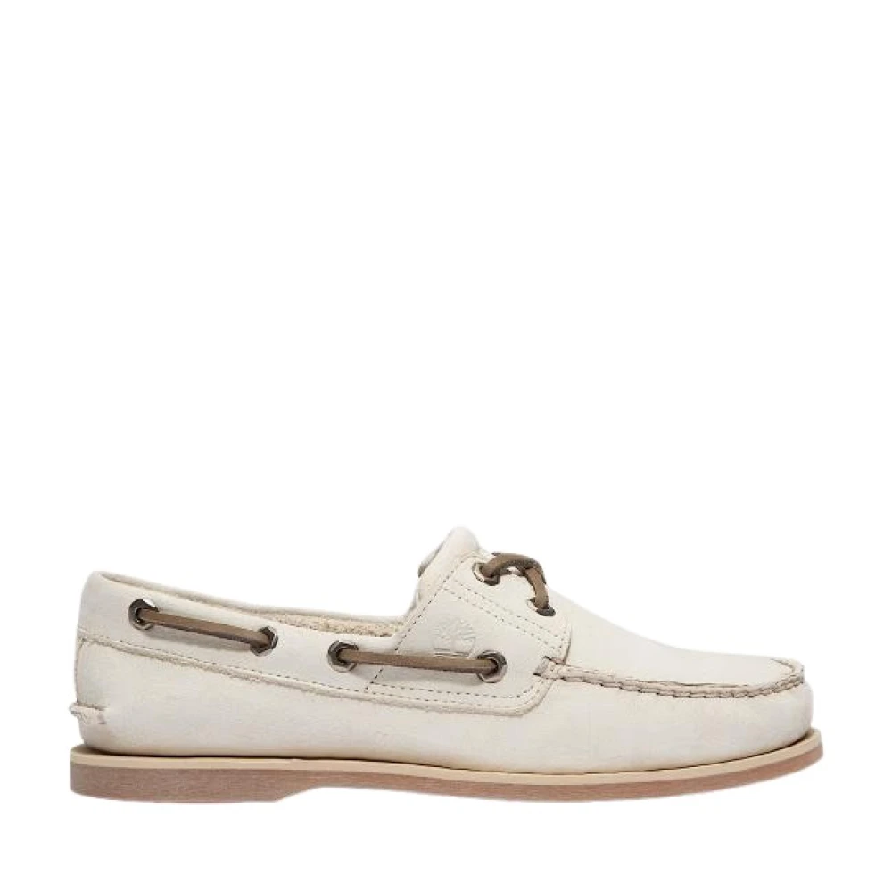 Timberland Men's Beige Classic Boat Shoes - Boat Shoes - 9 Uk - Shoes