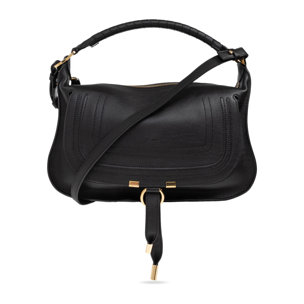 Chloé Women's Black Handbags, One Size, Marcie Small Shoulder Bag