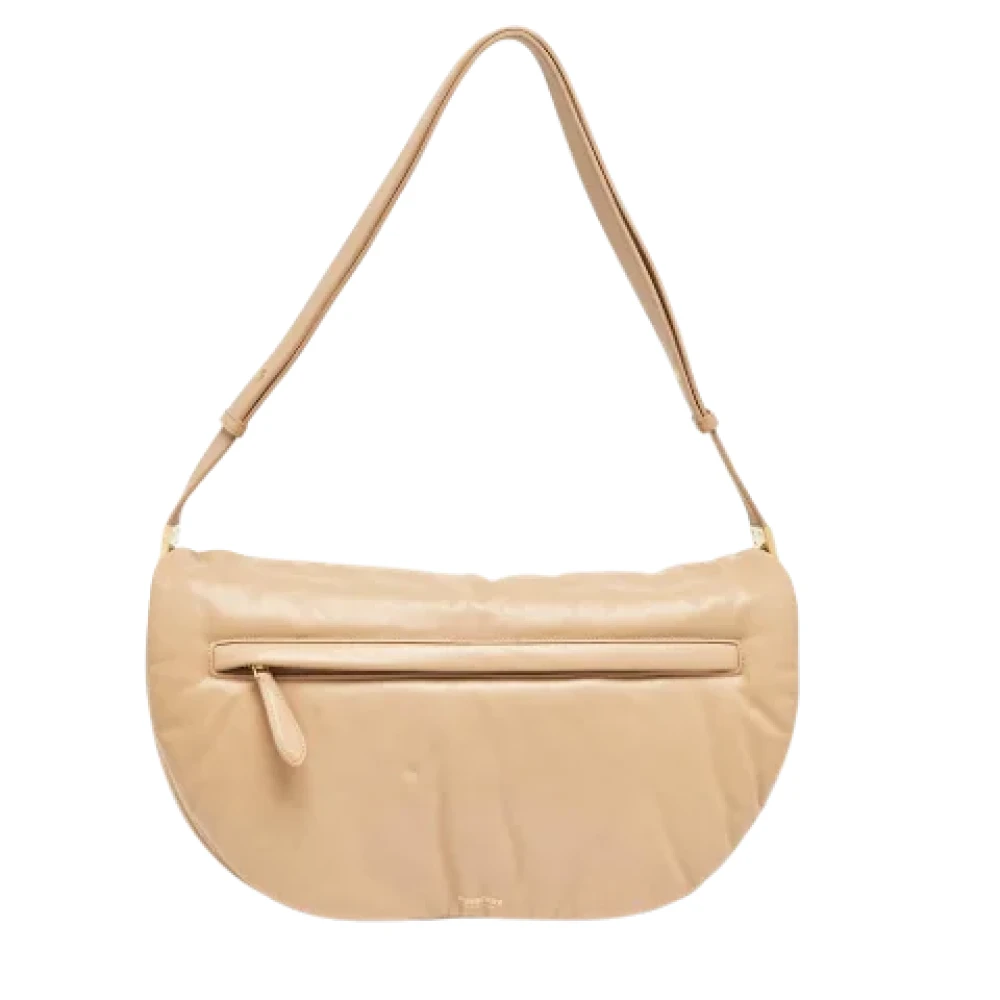 Burberry Vintage Pre-owned Leather shoulder-bags Beige Dames