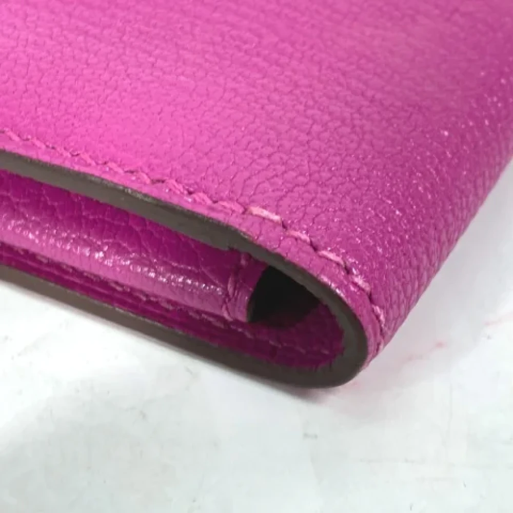 Hermès Vintage Pre-owned Leather clutches Purple Dames