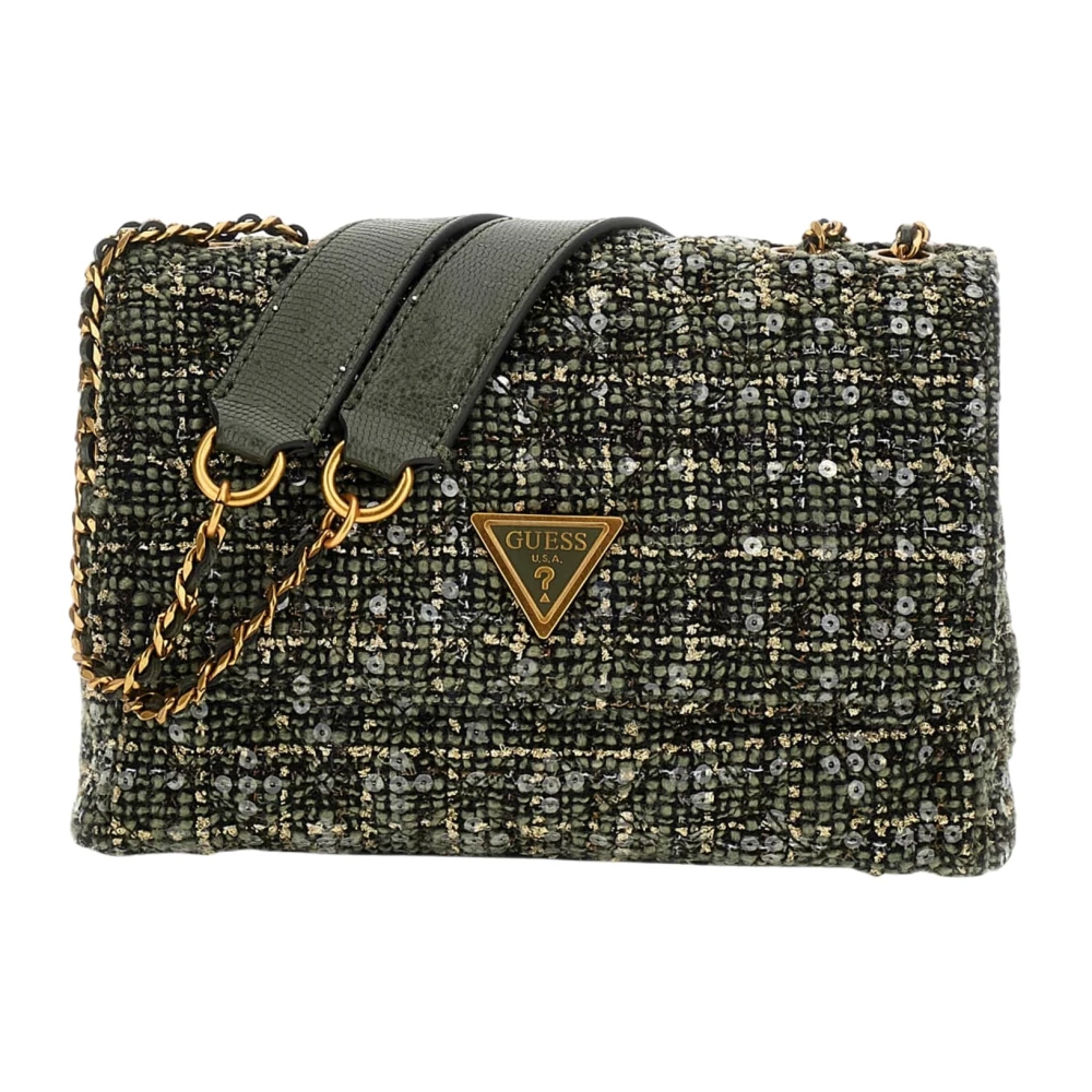 Guess Olijfkleurige Crossbody Tas Green Dames
