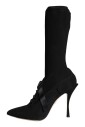 talons-aiguilles-noirs-mi-mollet-bottes