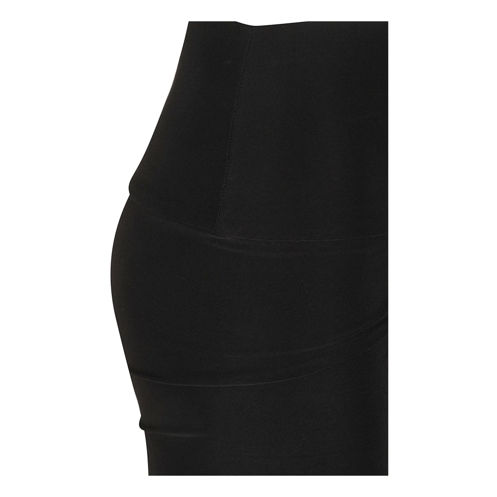 Norma Kamali Zwarte Spandex Rok Gemaakt in China Black Dames