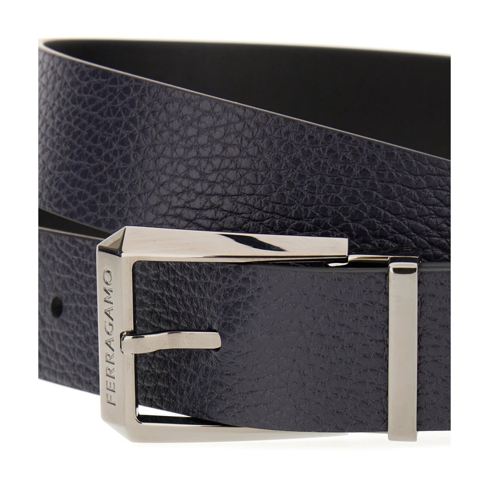 Salvatore Ferragamo Stijlvolle Riemen voor Mannen en Vrouwen Black Heren