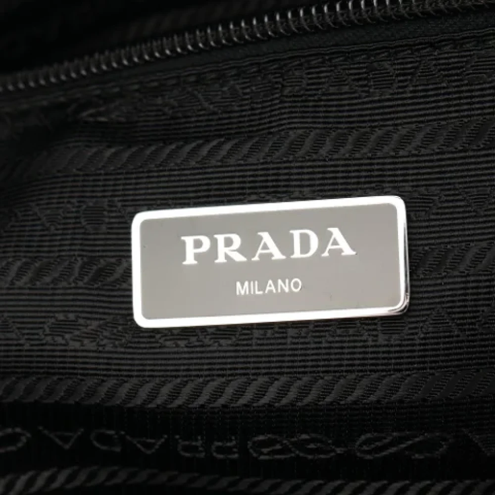 Prada Vintage Pre-owned Leather prada-bags Black Dames