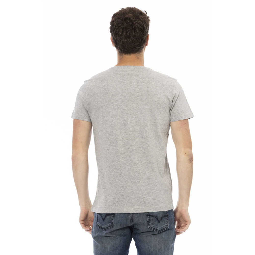Trussardi Korte Mouw Ronde Hals T-shirt Gray Heren