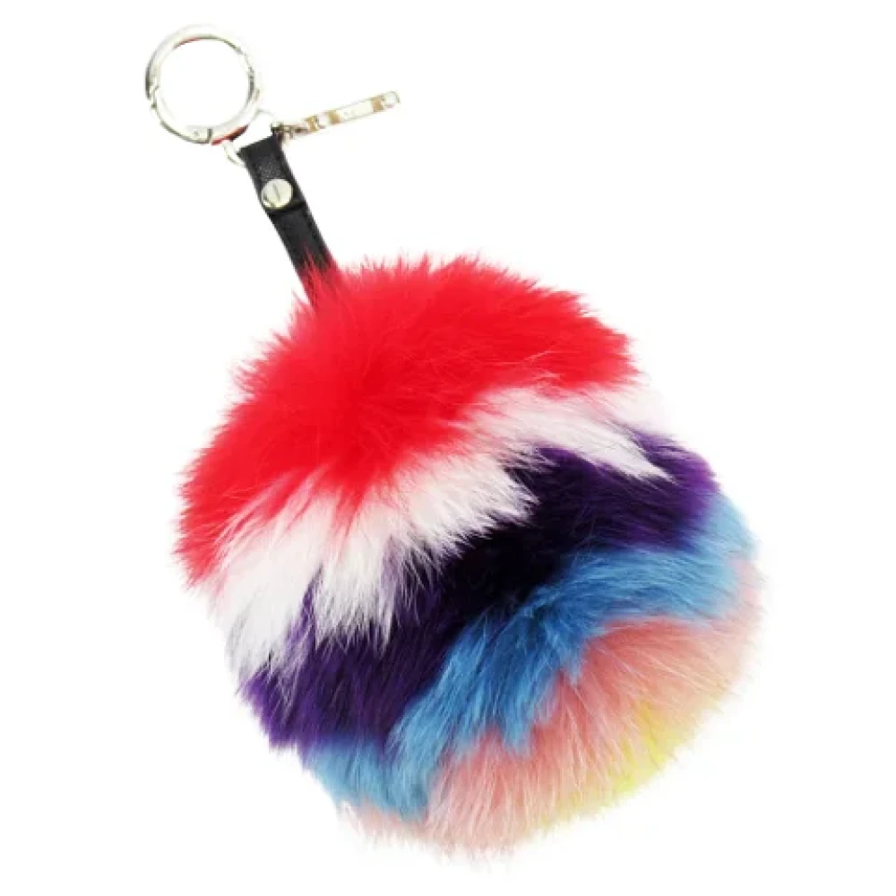 Fendi Vintage Pre-owned Fur key-holders Multicolor Dames