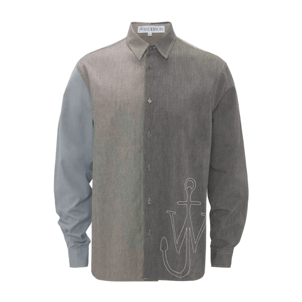 JW Anderson Casual Shirts Gray Heren