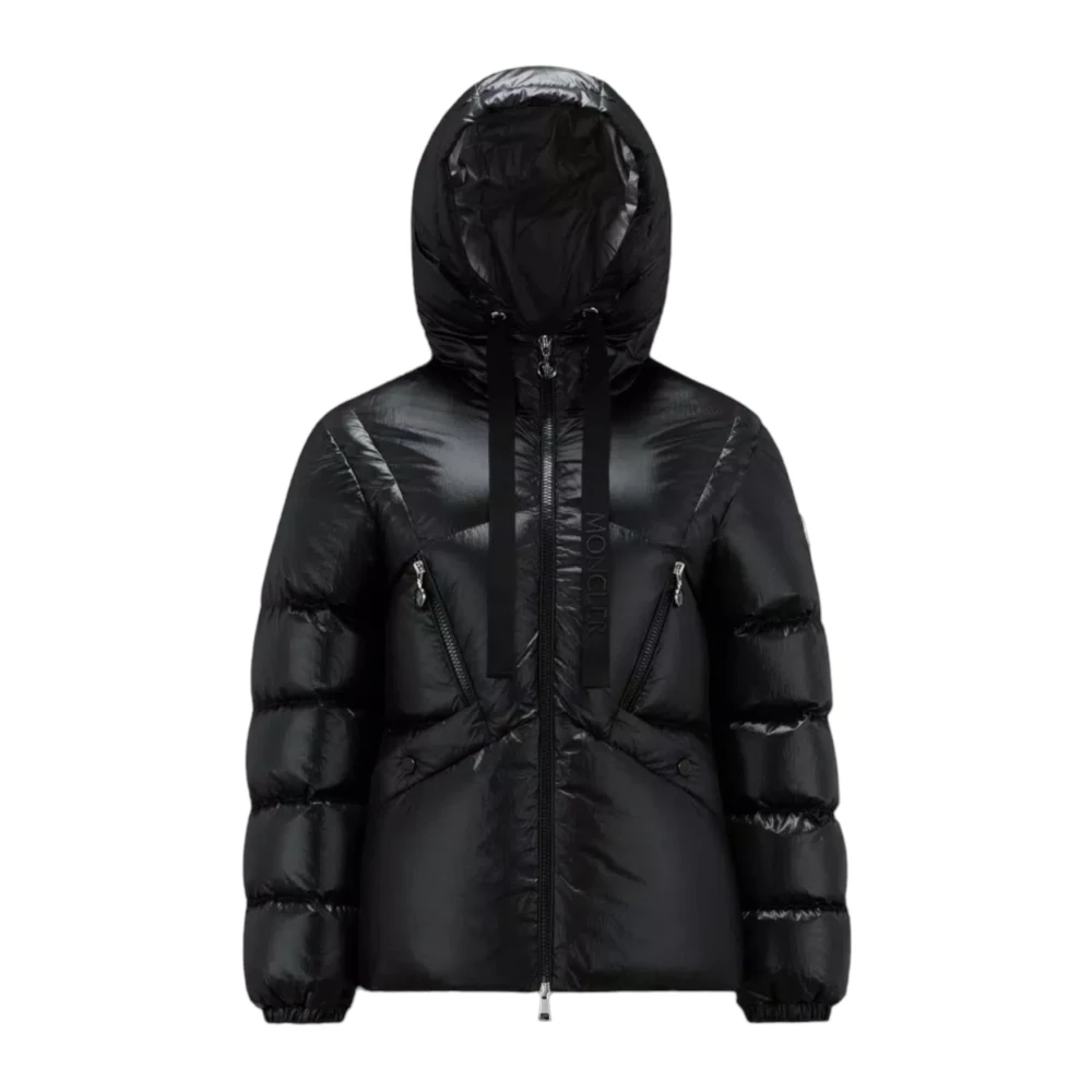 Moncler Korte Donsjas met Tactisch Quilten Black Dames