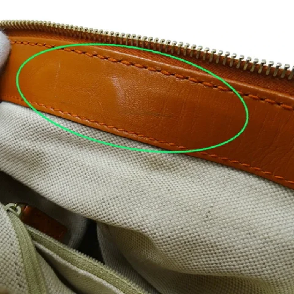 Gucci Vintage Pre-owned Canvas gucci-bags Beige Dames