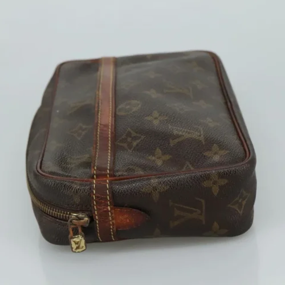 Louis Vuitton Vintage Pre-owned Canvas clutches Brown Dames