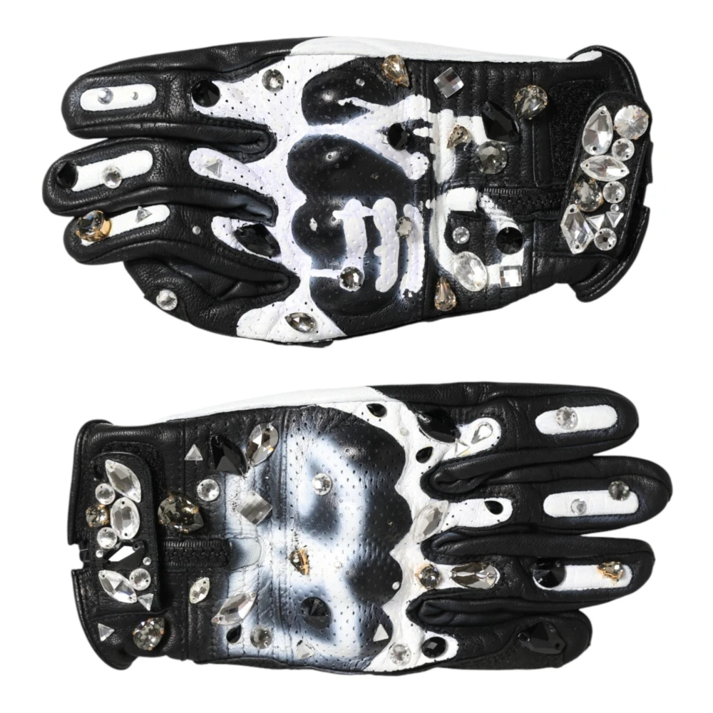 Dolce & Gabbana Vrouw Zwart Accessoires Dames, One Size, Polyester, Korte Handschoenen