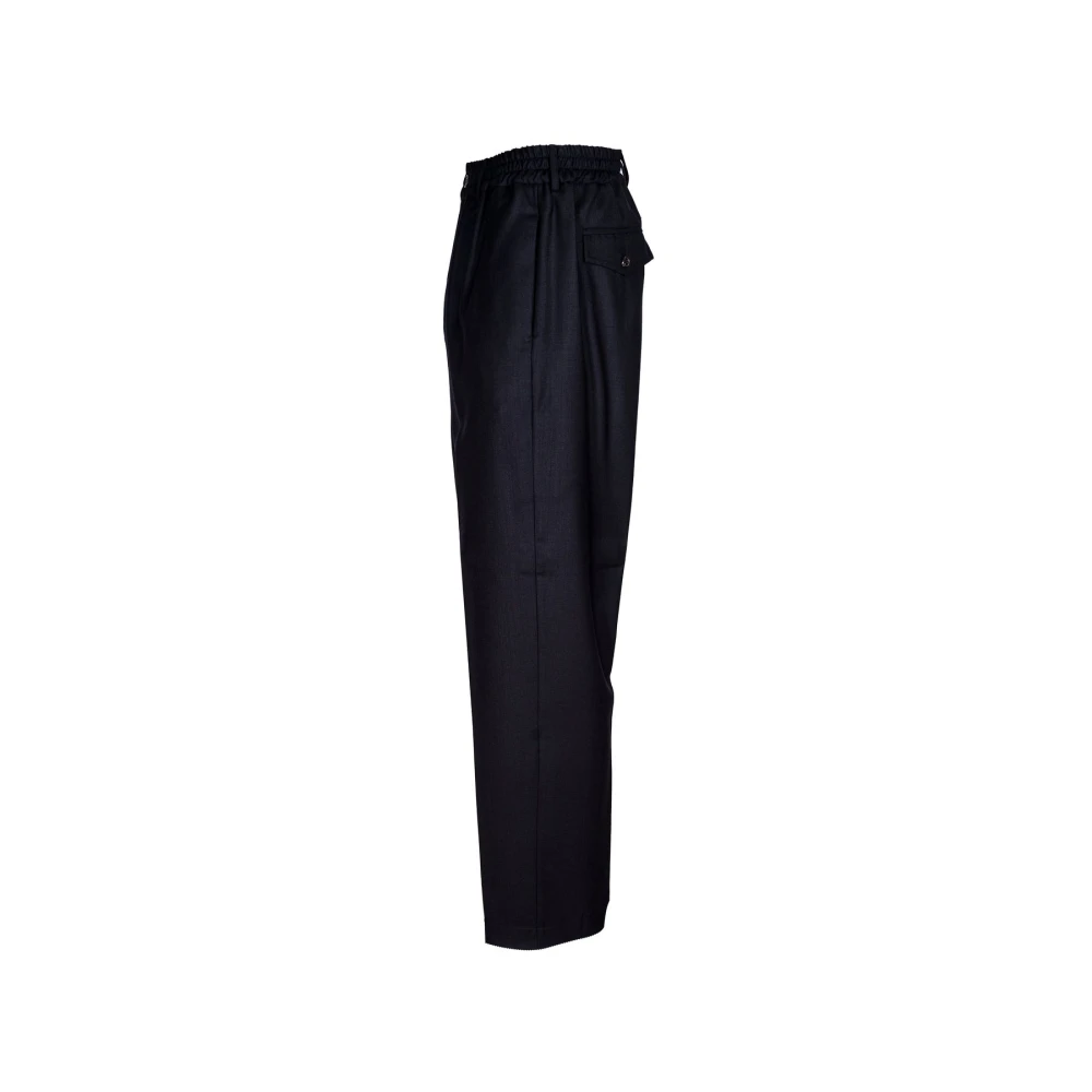 Mauro Grifoni Klassieke Straight Leg Broek Black Heren