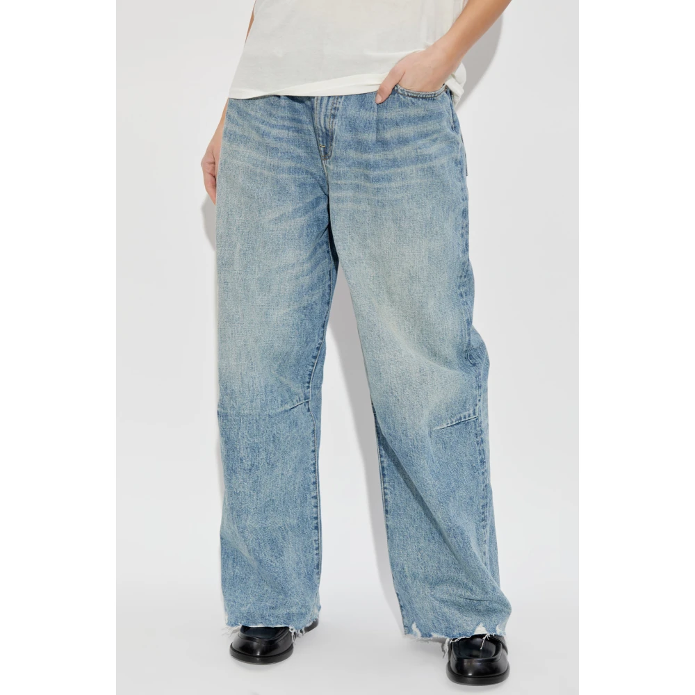 R13 Jeans met vintage-effect Blue Dames