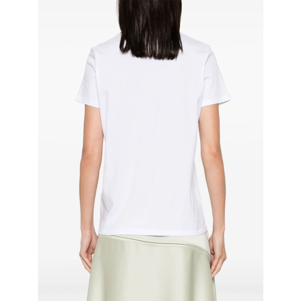 allude Witte T-shirts en Polos White Dames