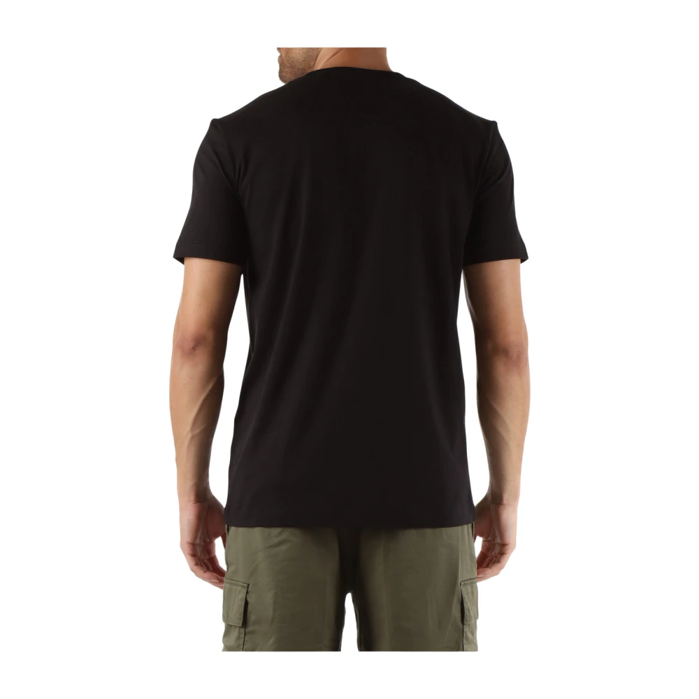 Calvin Klein Jeans Katoen Logo Print T-shirt Black Heren