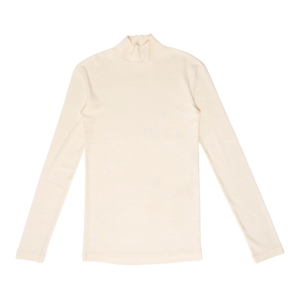 Lemaire Rib Lange Mouwen Coltrui White Heren