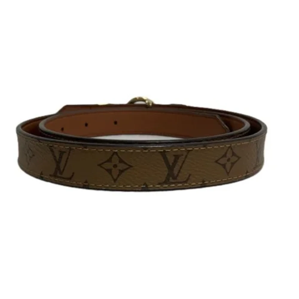 Louis Vuitton Vintage Pre-owned Leather belts Brown Dames