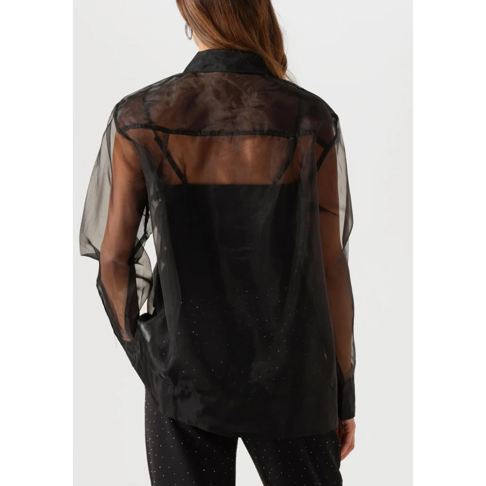 moss copenhagen Zwarte Mschlita Shirt Blouse Black Dames